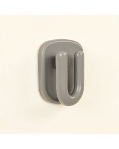 Field Crossing Wall-Mounted Robe Hook - Gray (synthetic illustration; no displayed measurements)