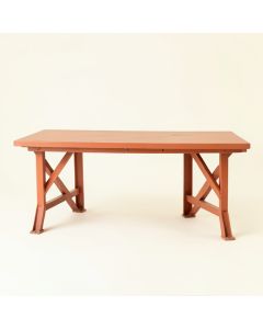 Fern Bridge Empty Workshop Workbench - Terracotta (synthetic illustration; no displayed measurements)
