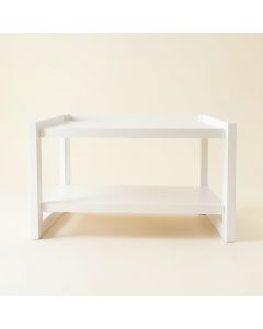 Cove Bend Empty Countertop Canister Rack - White (synthetic illustration; no displayed measurements)