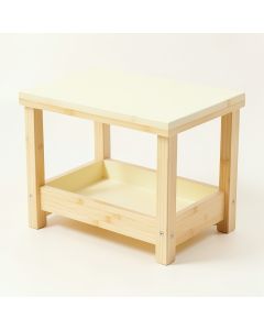 Elm Branch Empty Coffee-Station Organizer - Cream (synthetic illustration; no displayed measurements)