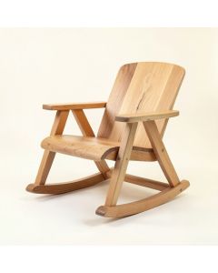 Cedar Creek Solid Wood Folding Rocking Chairs (synthetic illustration; no displayed measurements)