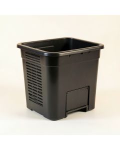 Cove Bluff Closed Garden Compost Bin - Black (synthetic illustration; no displayed measurements)