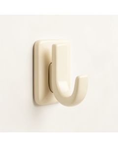 River Arc Wall-Mounted Robe Hook - Ivory (synthetic illustration; no displayed measurements)