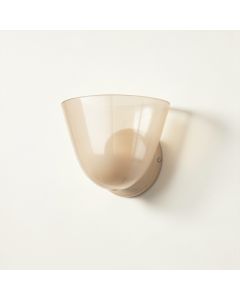 Sage Bend Wall Sconce Mounted On A Plain Wall - Beige (synthetic illustration; no displayed measurements)