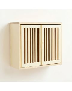 Elm Edge Wall-Mounted Entry Cabinet - Cream (synthetic illustration; no displayed measurements)