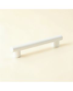 Linden Bend Cabinet Handle Without Packaging - White (synthetic illustration; no displayed measurements)