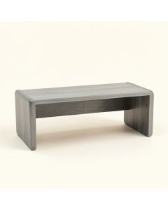Field Branch Indoor Bench - Gray (synthetic illustration; no displayed measurements)