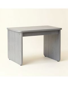 Maple Bridge Writing Desk - Gray (synthetic illustration; no displayed measurements)