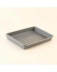 Juniper Bend Empty Under-Desk Cable Tray - Gray (synthetic illustration; no displayed measurements)