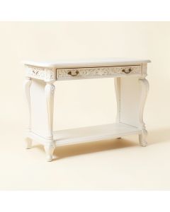 Adelinna Hand Carved Antique White Console Table (synthetic illustration; no displayed measurements)