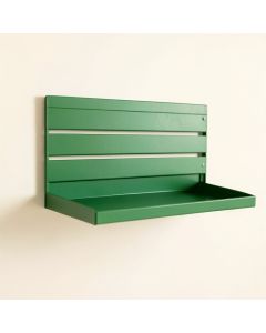 Harbor Edge Wall-Mounted Entryway Organizer Shelf - Green (synthetic illustration; no displayed measurements)