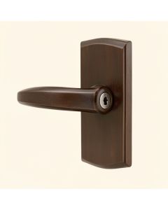 Century Lower Half Handleset With Broadway Door Lever ( Deadbolt Sold Separately ) (synthetic illustration; no displayed measurements)