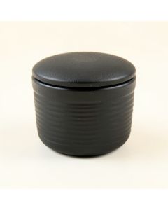 Ash Brook Storage Canister With Lid - Black (synthetic illustration; no displayed measurements)