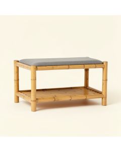 Summit Edge Indoor Bench - Gray (synthetic illustration; no displayed measurements)