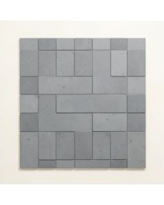 Skybridge Brick-Joint 2 '' X 4 '' Mosaic Tile In Gray (synthetic illustration; no displayed measurements)