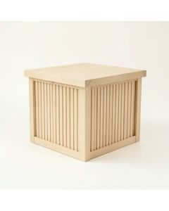 Shore Bluff Closed Outdoor Storage Box - Beige (synthetic illustration; no displayed measurements)