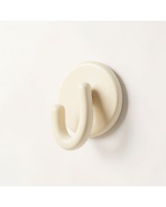 Shore Arc Wall-Mounted Robe Hook - Ivory (synthetic illustration; no displayed measurements)