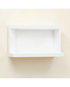 Laurel Brook Wall-Mounted Shelf - White (synthetic illustration; no displayed measurements)