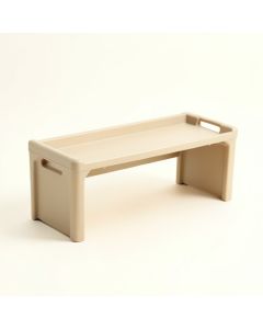 Moss Canyon Narrow Outdoor Storage Bench - Beige (synthetic illustration; no displayed measurements)