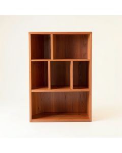 Meadow Edge Freestanding Bookcase - Terracotta (synthetic illustration; no displayed measurements)