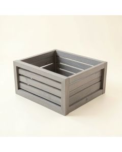 Oak Falls Empty Furniture-Style Litter Enclosure - Gray (synthetic illustration; no displayed measurements)