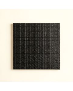 Dawn Crossing Uninstalled Square Decorative Tile - Black (synthetic illustration; no displayed measurements)