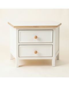 Olive Crest Nightstand - White (synthetic illustration; no displayed measurements)