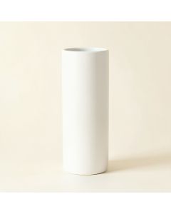 Olive Bluff Empty Decorative Vase - White (synthetic illustration; no displayed measurements)