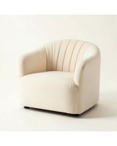 Flint Bridge Upholstered Armchair - Cream (synthetic illustration; no displayed measurements)