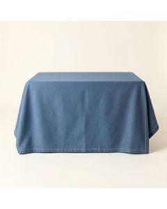 Heath Crossing Flat Bed Sheet - Blue (synthetic illustration; no displayed measurements)