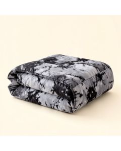 Are You Kidding ? - Coma Inducer® Oversized King Comforter - Gray Tie-Dye (synthetic illustration; no displayed measurements)