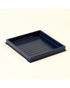 Fern Bend Empty Under-Desk Cable Tray - Navy (synthetic illustration; no displayed measurements)