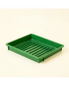 Olive Field Empty Under-Desk Cable Tray - Green (synthetic illustration; no displayed measurements)