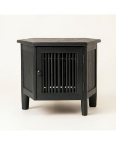 Elm Field Nightstand - Black (synthetic illustration; no displayed measurements)