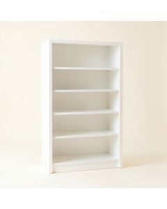 Birch Crossing Freestanding Bookcase - White (synthetic illustration; no displayed measurements)
