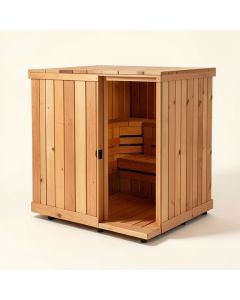 Copenhagen 3 Person Traditional Steam Sauna (synthetic illustration; no displayed measurements)