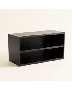 Laurel Branch Low Bookcase - Black (synthetic illustration; no displayed measurements)