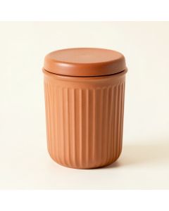 Aspen Brook Storage Canister With Lid - Terracotta (synthetic illustration; no displayed measurements)