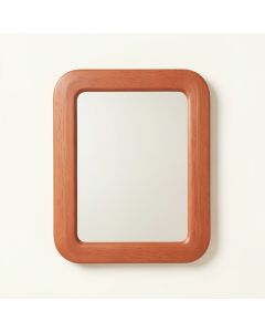 Meadow Bluff Framed Wall Mirror - Terracotta (synthetic illustration; no displayed measurements)