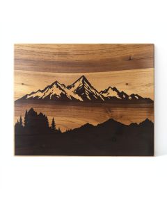 Canadian Rockies Vintage Advertisement Multi-Piece Image On Wood (synthetic illustration; no displayed measurements)