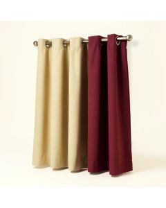 Ilwell Synthetic Solid Blackout Thermal Grommet Single Curtain Panel (synthetic illustration; no displayed measurements)