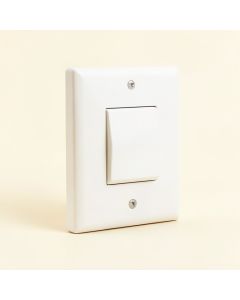 Classic Beadboard 1-Gang Toggle Light Switch Wall Plate (synthetic illustration; no displayed measurements)