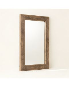 Addilynn Rustic Wood Wall Mirror (synthetic illustration; no displayed measurements)