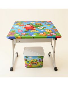 Trolls World Tour 23 '' Art Desk With Storage Bin (synthetic illustration; no displayed measurements)