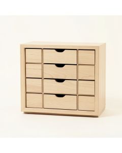 Ridge Bridge Small-Parts Storage Drawer Cabinet - Beige (synthetic illustration; no displayed measurements)