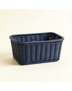 Fern Bluff Empty Storage Basket - Navy (synthetic illustration; no displayed measurements)