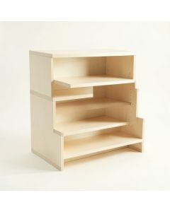 Willow Bluff Desktop Shelving Unit - Ivory (synthetic illustration; no displayed measurements)