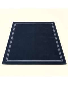 Juniper Brook Rectangular Outdoor Rug - Navy (synthetic illustration; no displayed measurements)