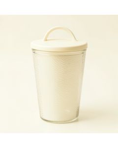 Cove Canyon Storage Canister With Lid - Ivory (synthetic illustration; no displayed measurements)