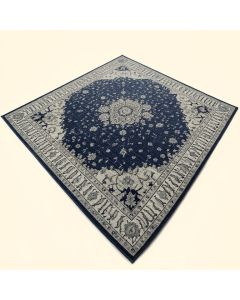Hillsby Oriental Dark Blue/Light Gray Area Rug (synthetic illustration; no displayed measurements)